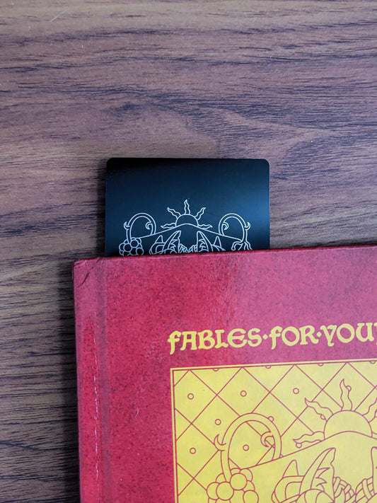 Engraved Aluminum Bookmark