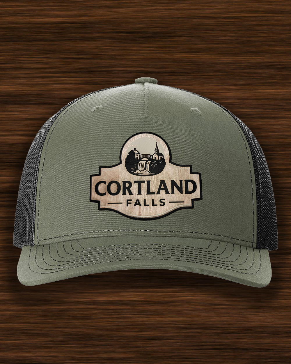 Cortland Falls Logo Trucker Cap