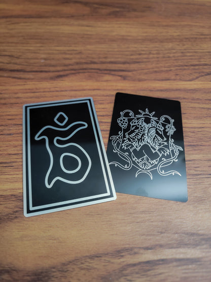 Engraved Aluminum Bookmark