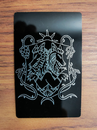 Engraved Aluminum Bookmark
