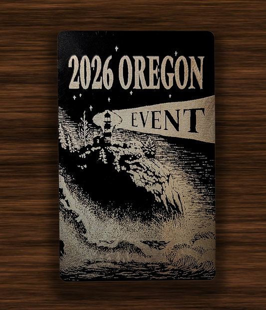 2026 Oregon Event Engraved Aluminum Bookmark